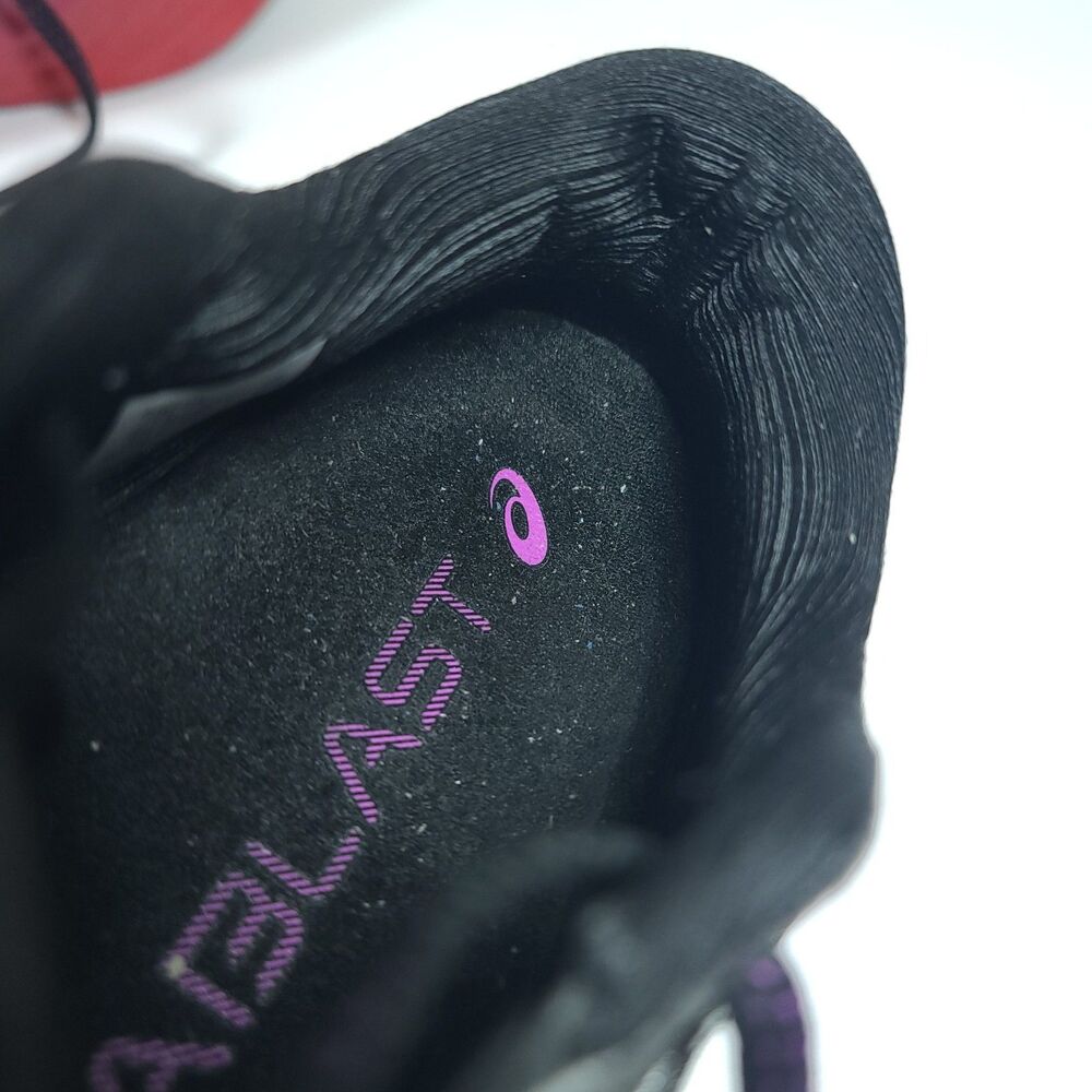 ASICS Novablast 3 Women Size 10.5 Black Purple Running Athletic Gym Shoe Sneaker - Picture 12 of 16